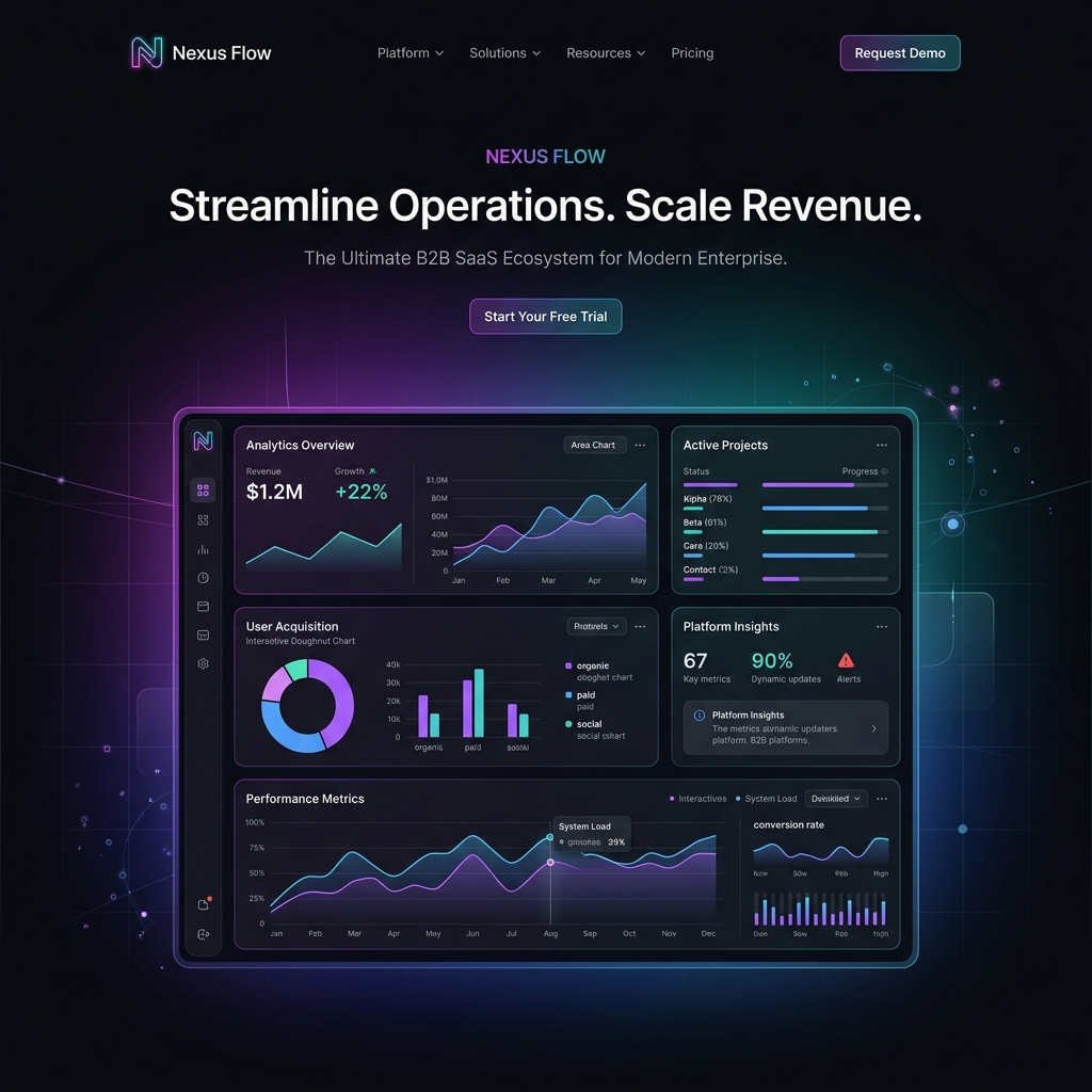 Aura Premium Spatial SaaS Template