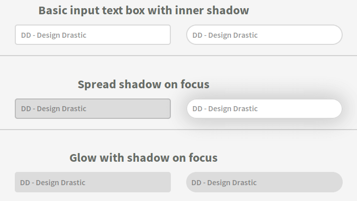 Creative Input Text Box Effects with CSS