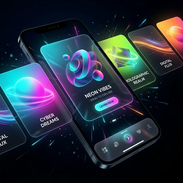 Draggable Card Carousel