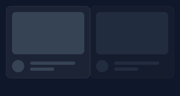 Modern Skeleton Loading Screens