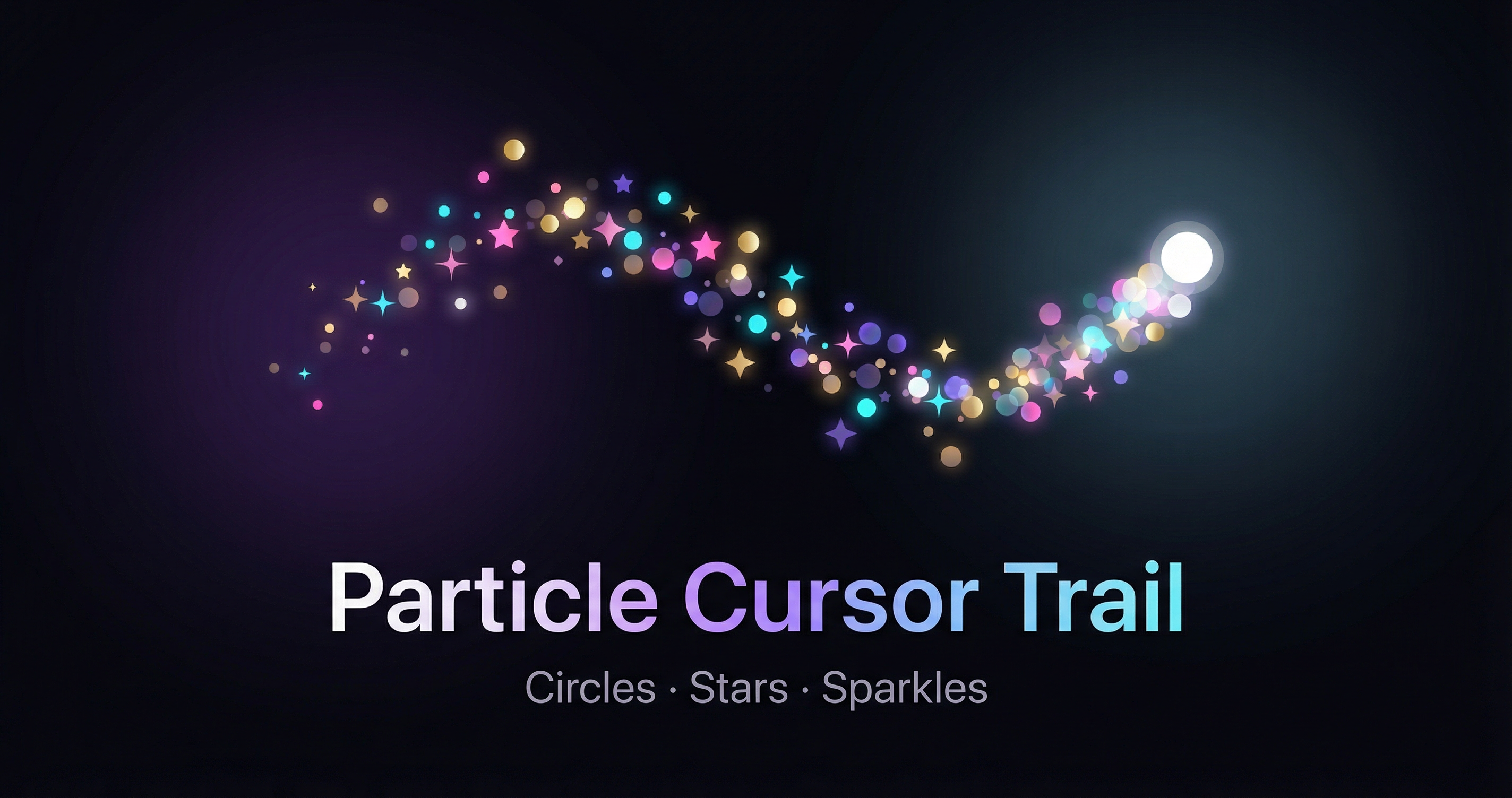Particle Cursor Trail Effect