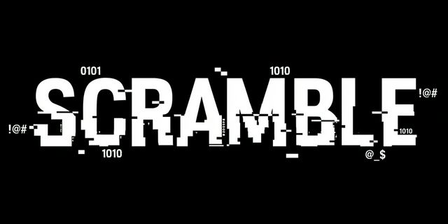 Text Scramble / Glitch Effect