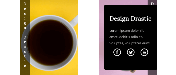 Unveiling Card Details Using Perspective CSS properties